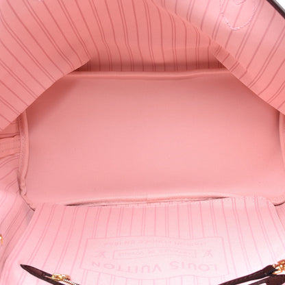 Louis Vuitton Damier Ebene Neo Neverfull MM Rose Ballerine 5 of 9