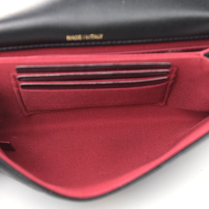 Chanel Lambskin Quilted Chanel 19 Flap Clutch Black 6 of 9
