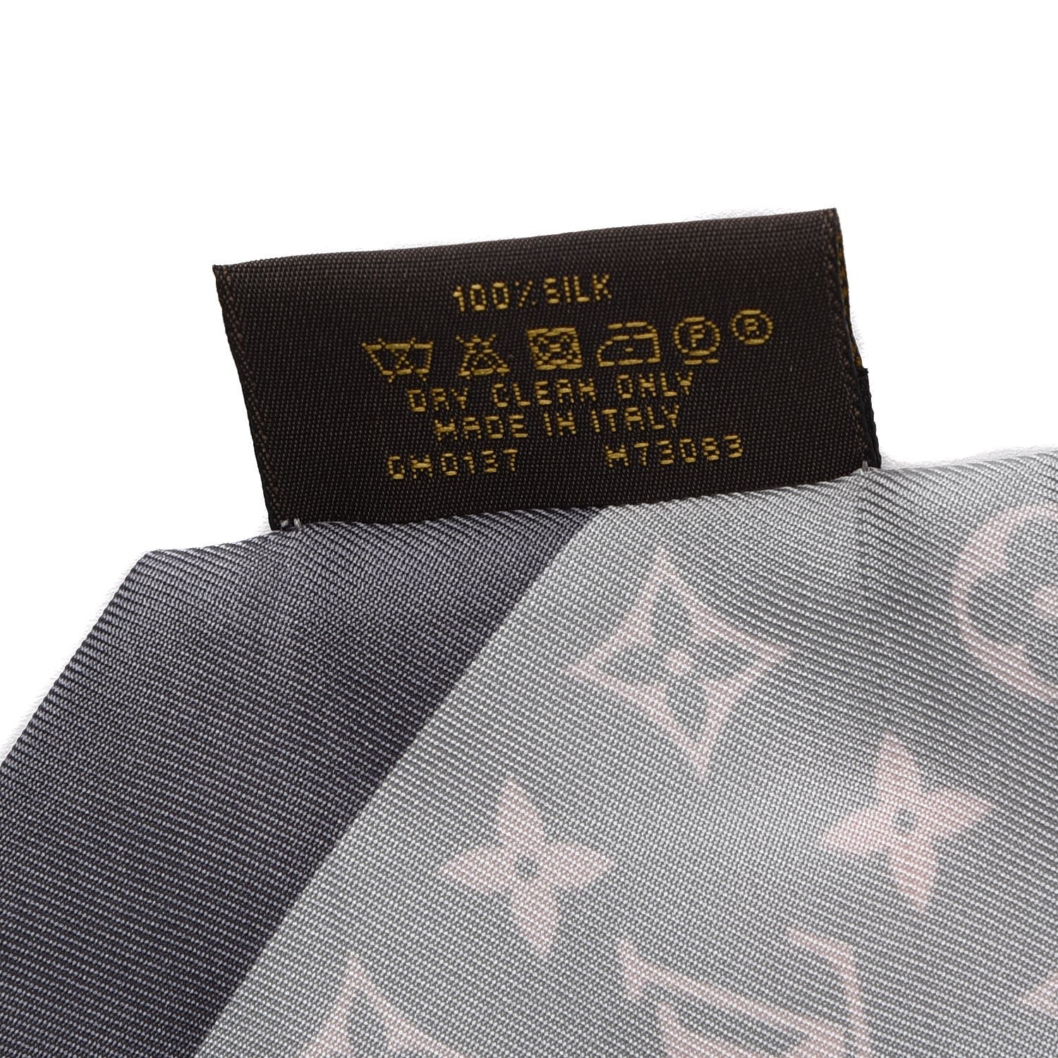 Louis Vuitton Silk Dreamonogram Bandeau Grey 5 of 5