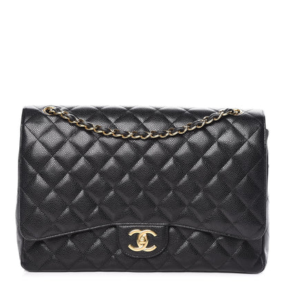 Chanel Caviar Quilted Maxi Double Flap Black 1 of 13