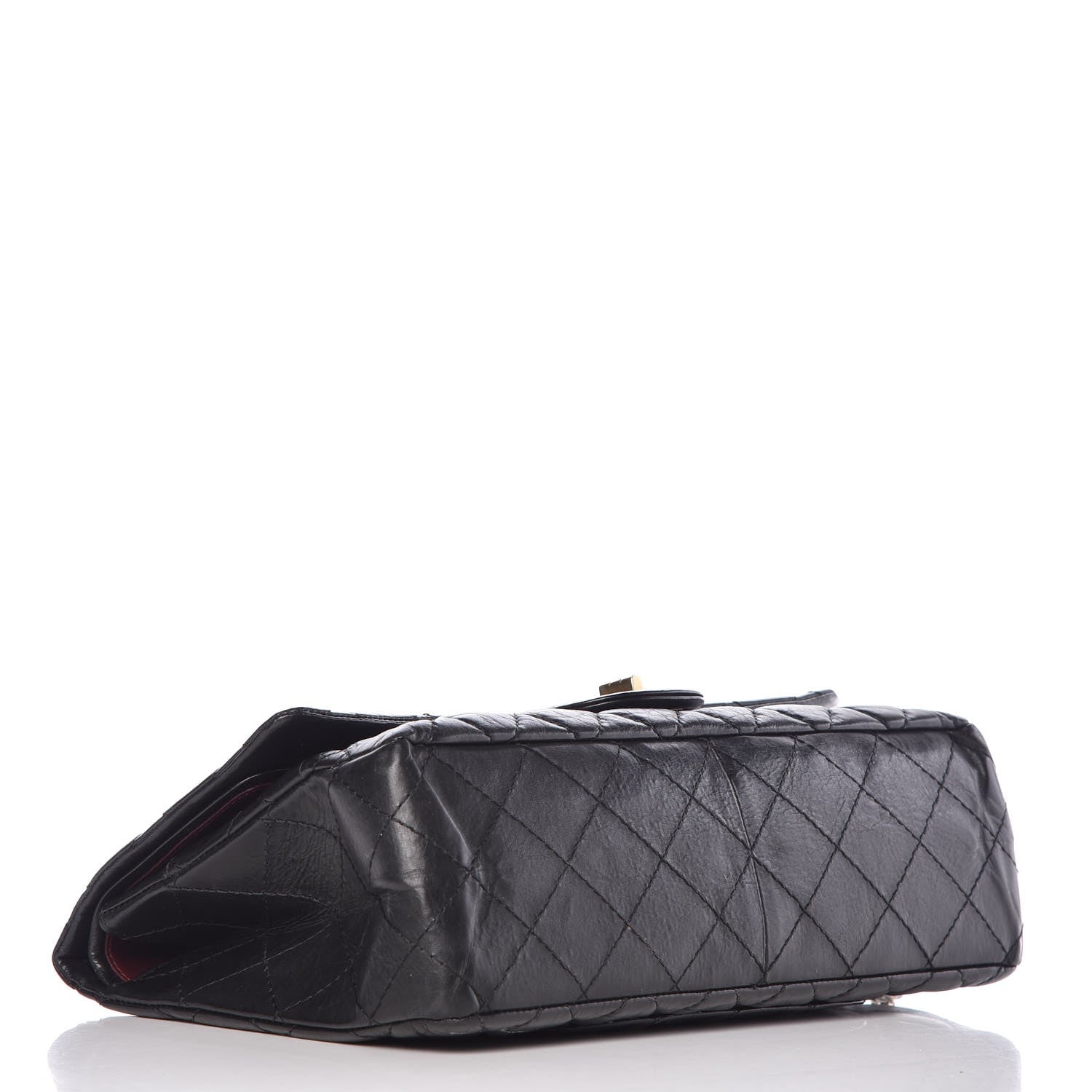 Chanel Aged Calfskin Quilted 2.55 Reissue 227 Flap Black 4 of 7