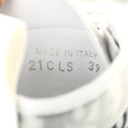 Christian Dior Technical Canvas Oblique Mens B23 High Top Sneakers 39 White Black 7 of 7