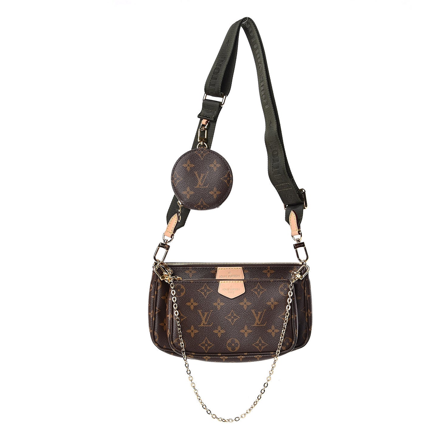 Monogram Multi Pochette Accessories Kaki