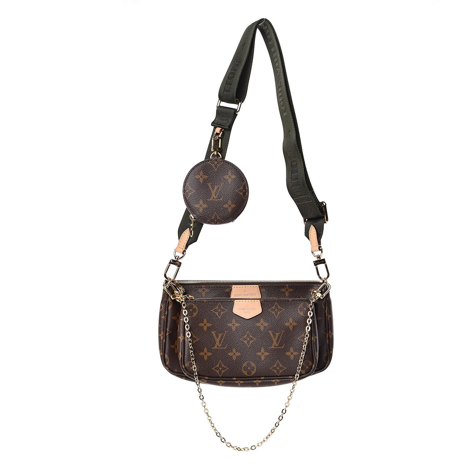 Louis Vuitton Monogram Multi Pochette Accessories Kaki 1 of 13