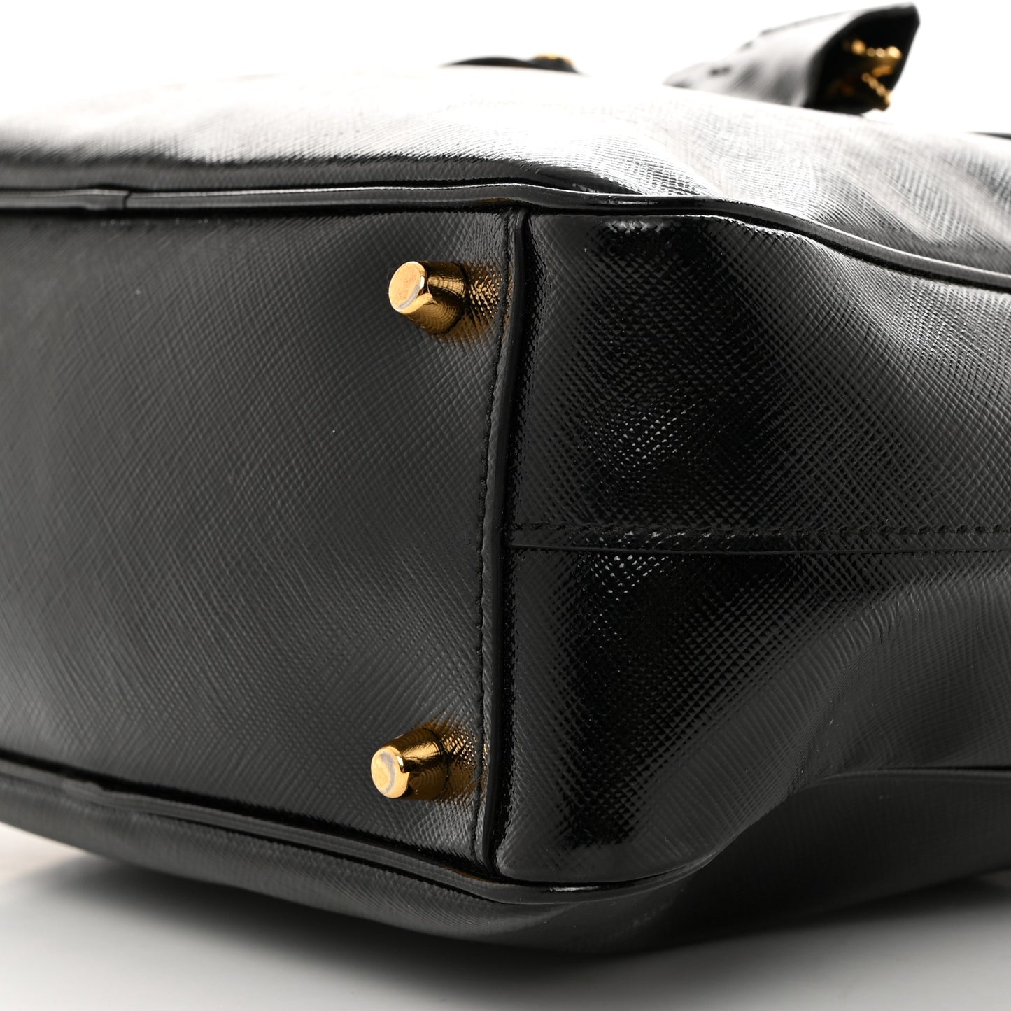 Saffiano Vernice Bauletto Black