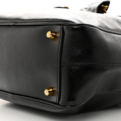 Prada Saffiano Vernice Bauletto Black 10 of 10