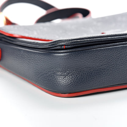 Louis Vuitton Empreinte Pochette Metis Marine Rouge 8 of 9