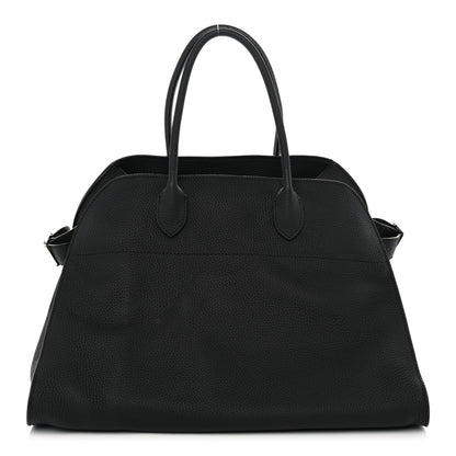 The Row Matte Grained Calfskin Soft Margaux 15 Black 1 of 8