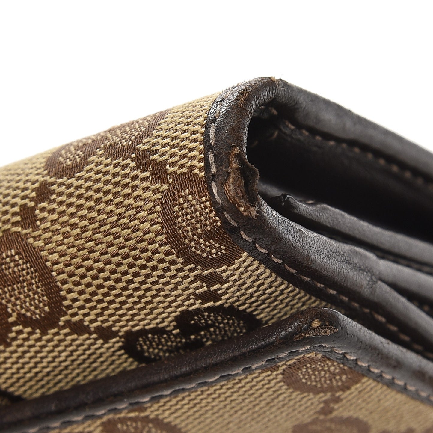 Monogram Guccioli Brando Chihuahua Continental Wallet Dark Brown