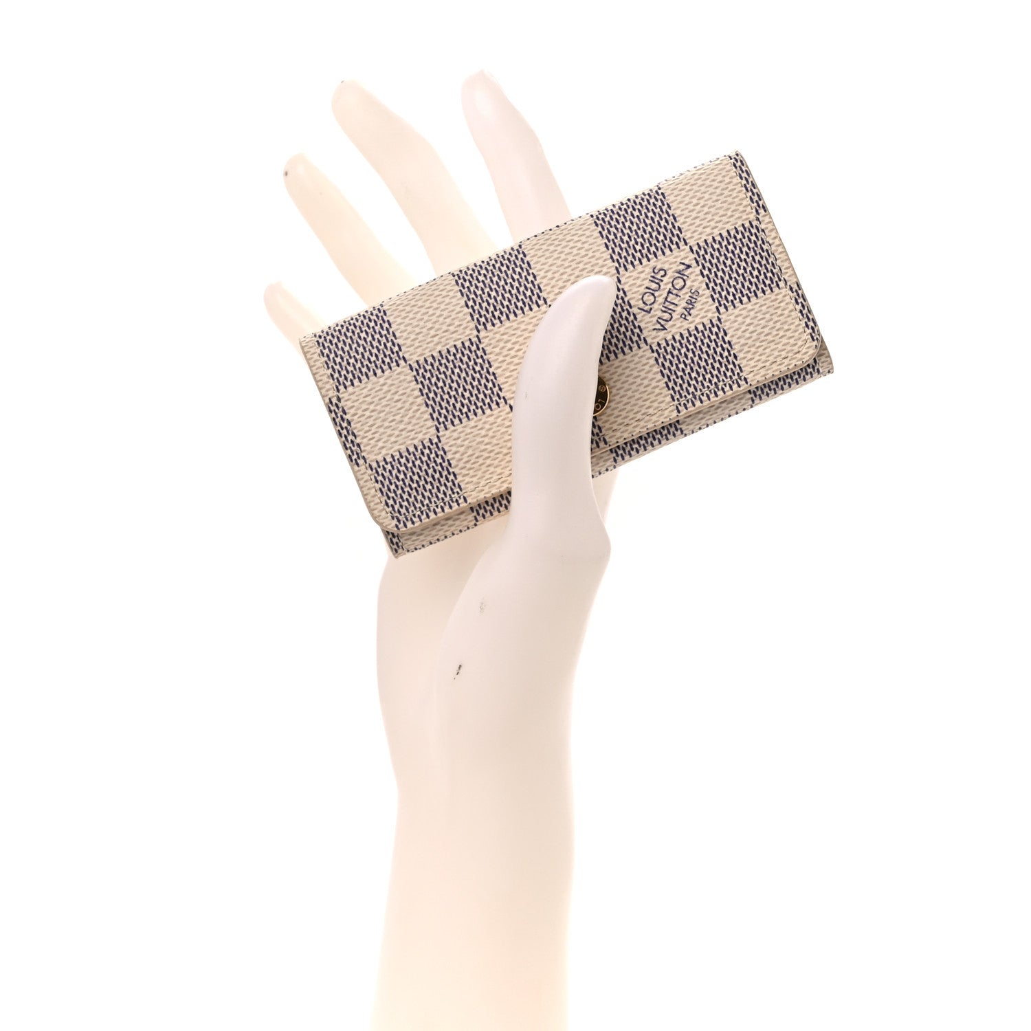 Louis Vuitton Damier Azur Multicles 4 Key Holder 2 of 12