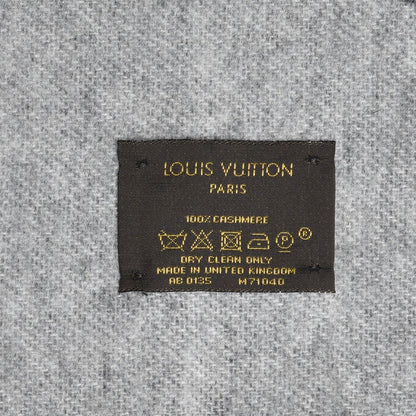 Louis Vuitton Cashmere Monogram Reykjavik Scarf Black 4 of 6
