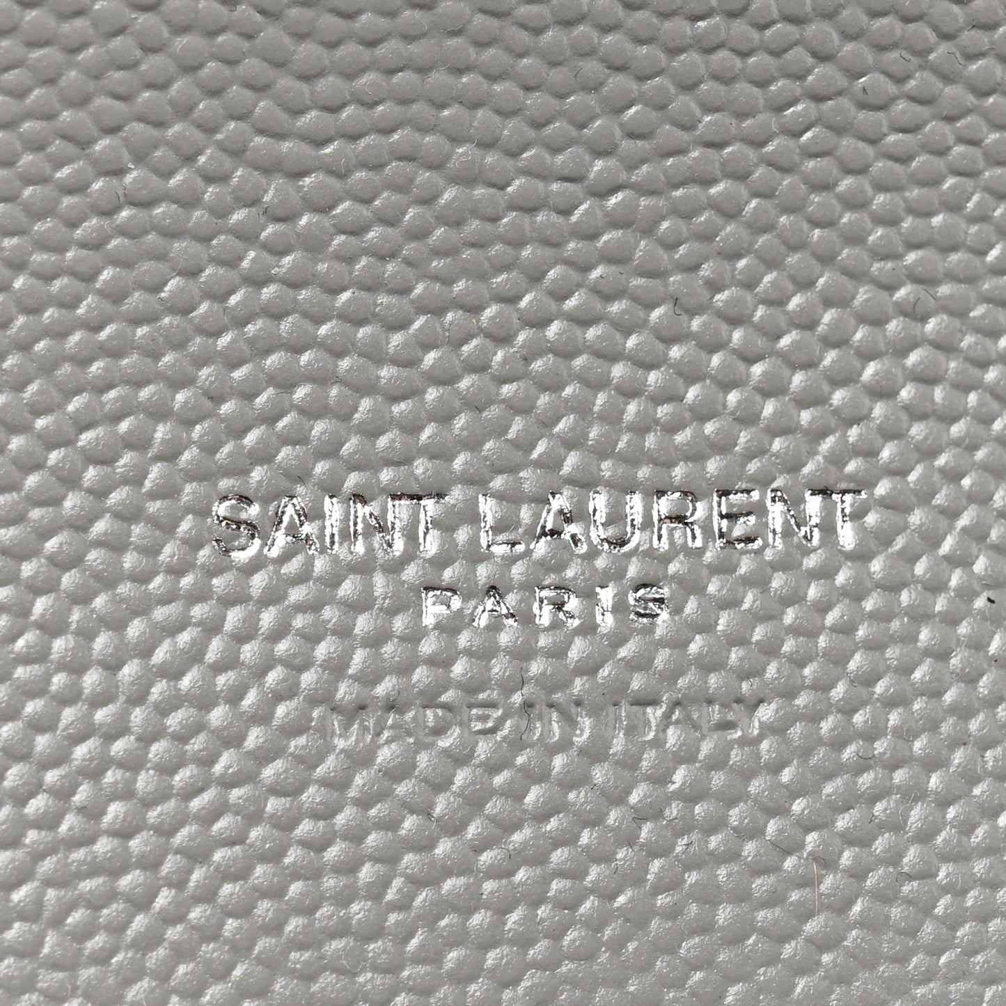 Grain De Poudre Textured Mixed Matelasse Triquilt Monogram Clutch Storm