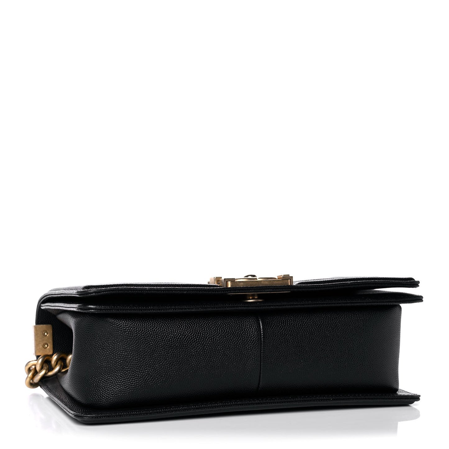 Caviar Quilted Medium Boy Flap Black