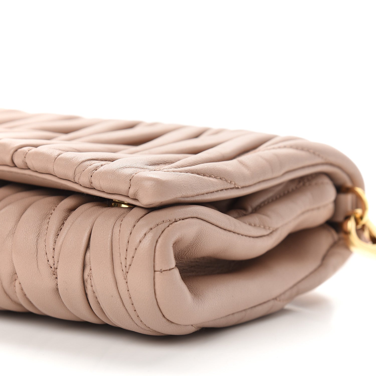 Miu Miu Nappa Matelasse Clutch Cammeo 10 of 10