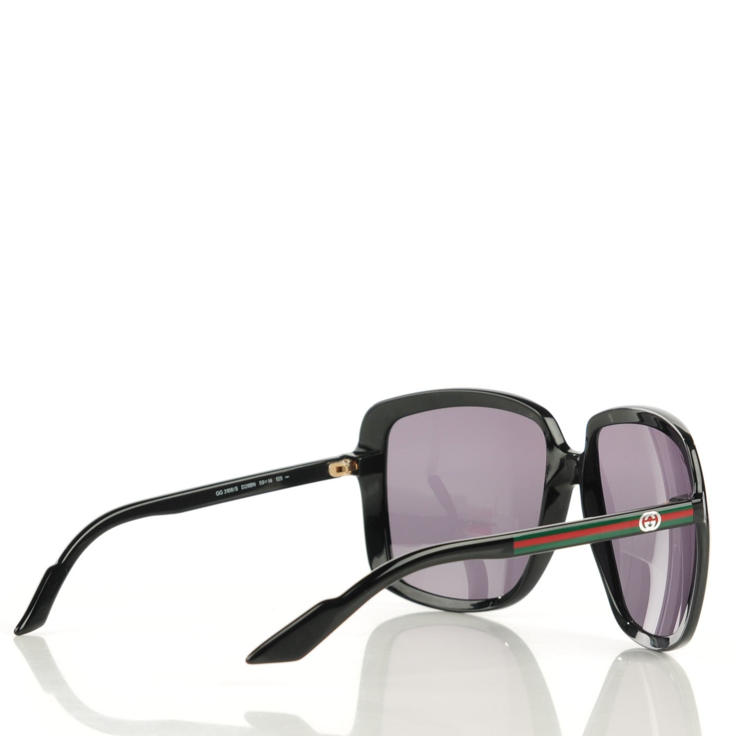 Gucci Web Sunglasses 3108/S Black 2 of 7