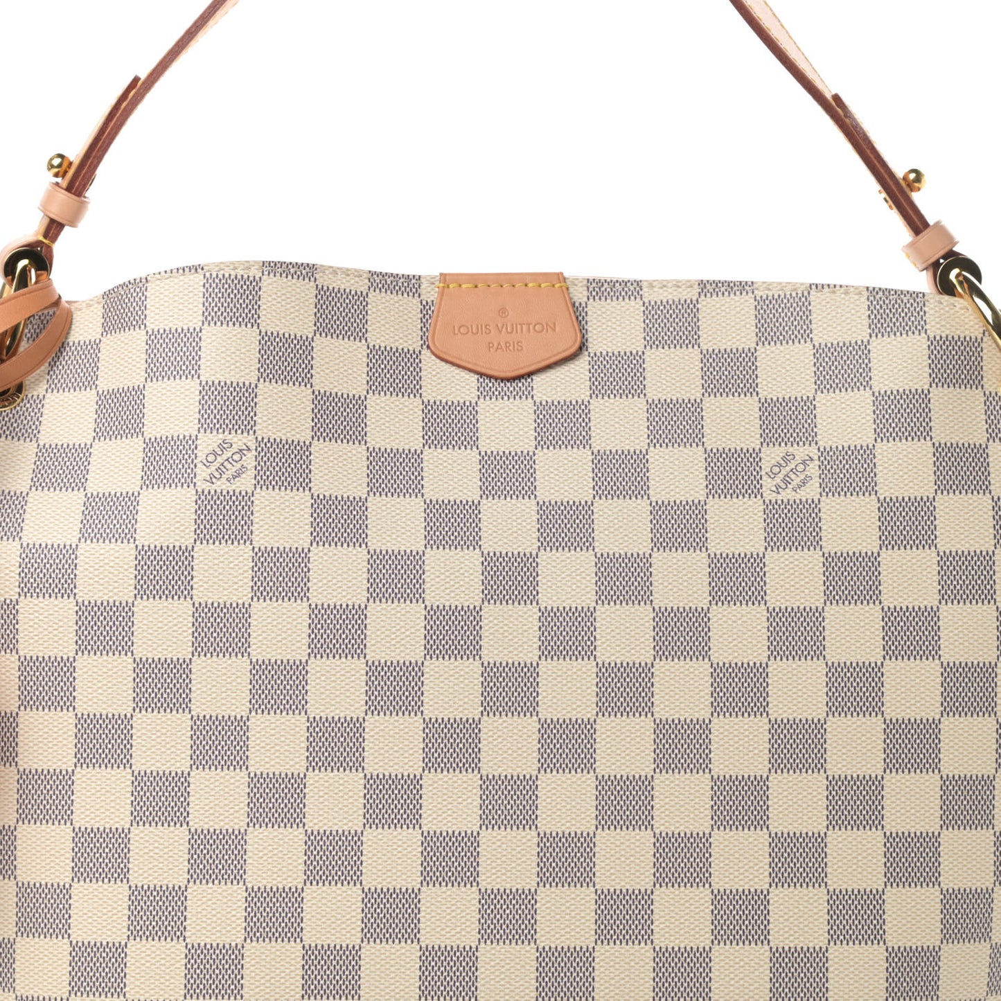 Damier Azur Graceful PM Rose Ballerine