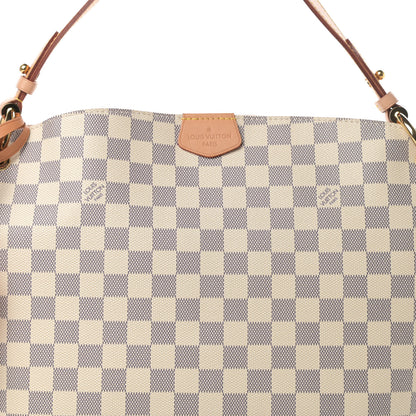 Louis Vuitton Damier Azur Graceful PM Rose Ballerine 8 of 11