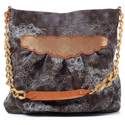 Louis Vuitton Monogram Dentelle Fersen Silver 1 of 9