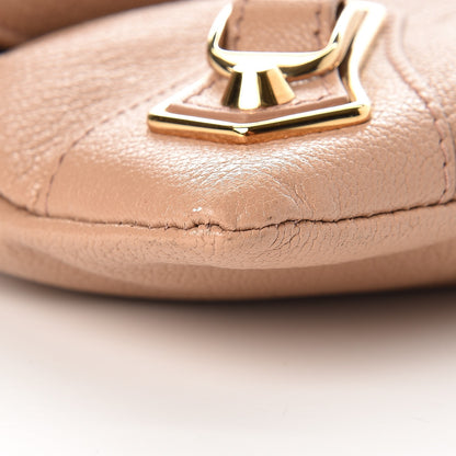 Balenciaga Chevre Gold Metallic Edge Hardware Envelope Clutch Rose Des Sables 8 of 8