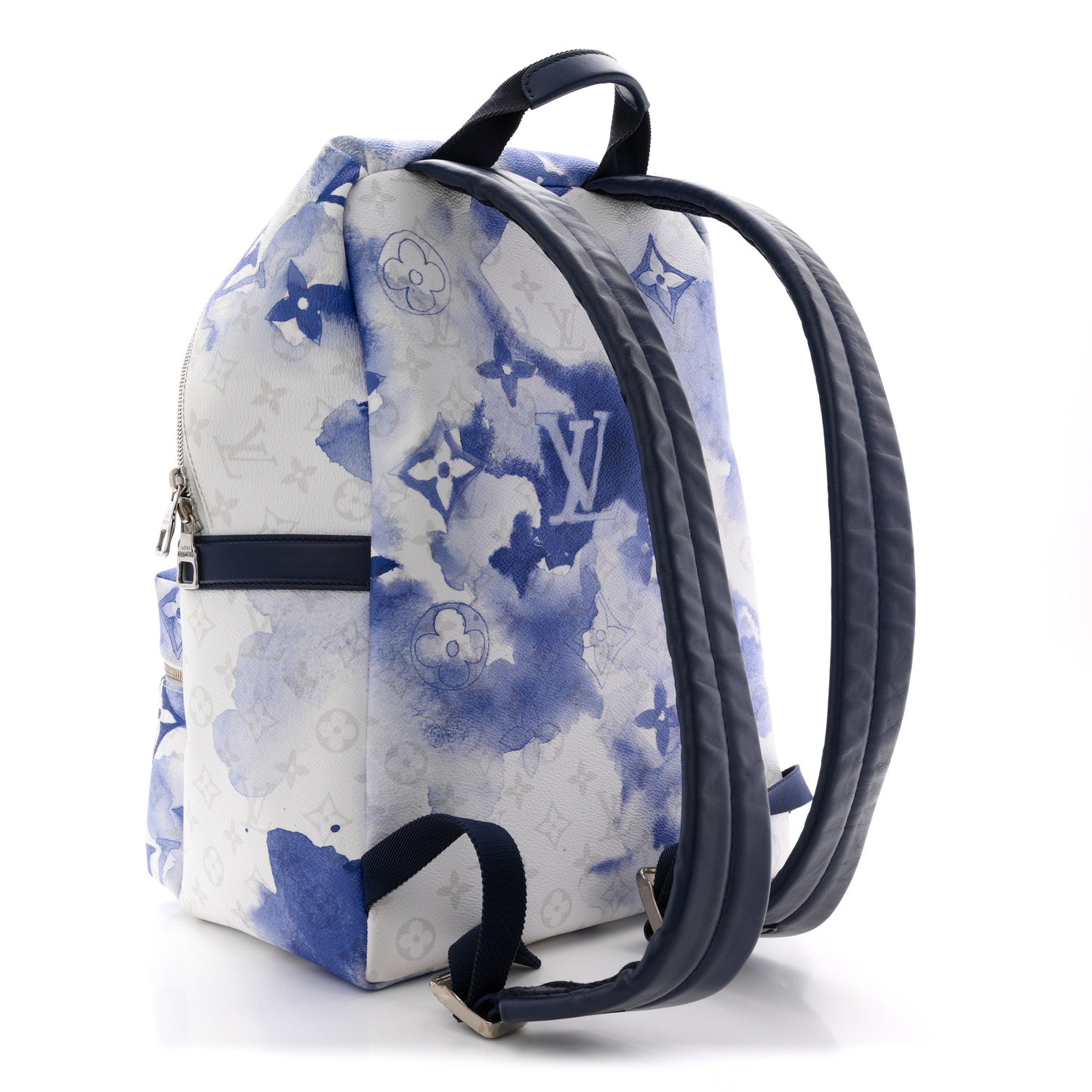 Louis Vuitton Monogram Watercolor Discovery Backpack Blue 1874754 – FASHIONPHILE