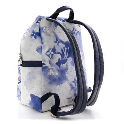 Louis Vuitton Monogram Watercolor Discovery Backpack Blue 3 of 13