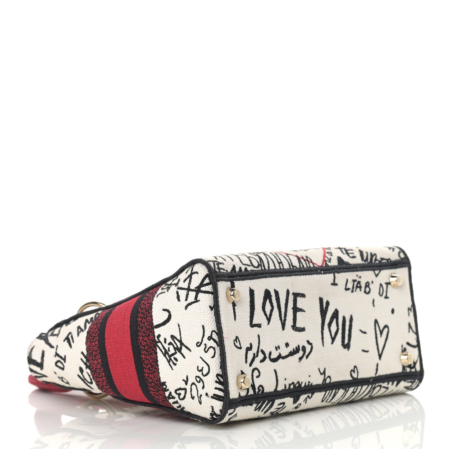 Canvas Medium DiorAmour Graffiti Lady D-Lite Latte