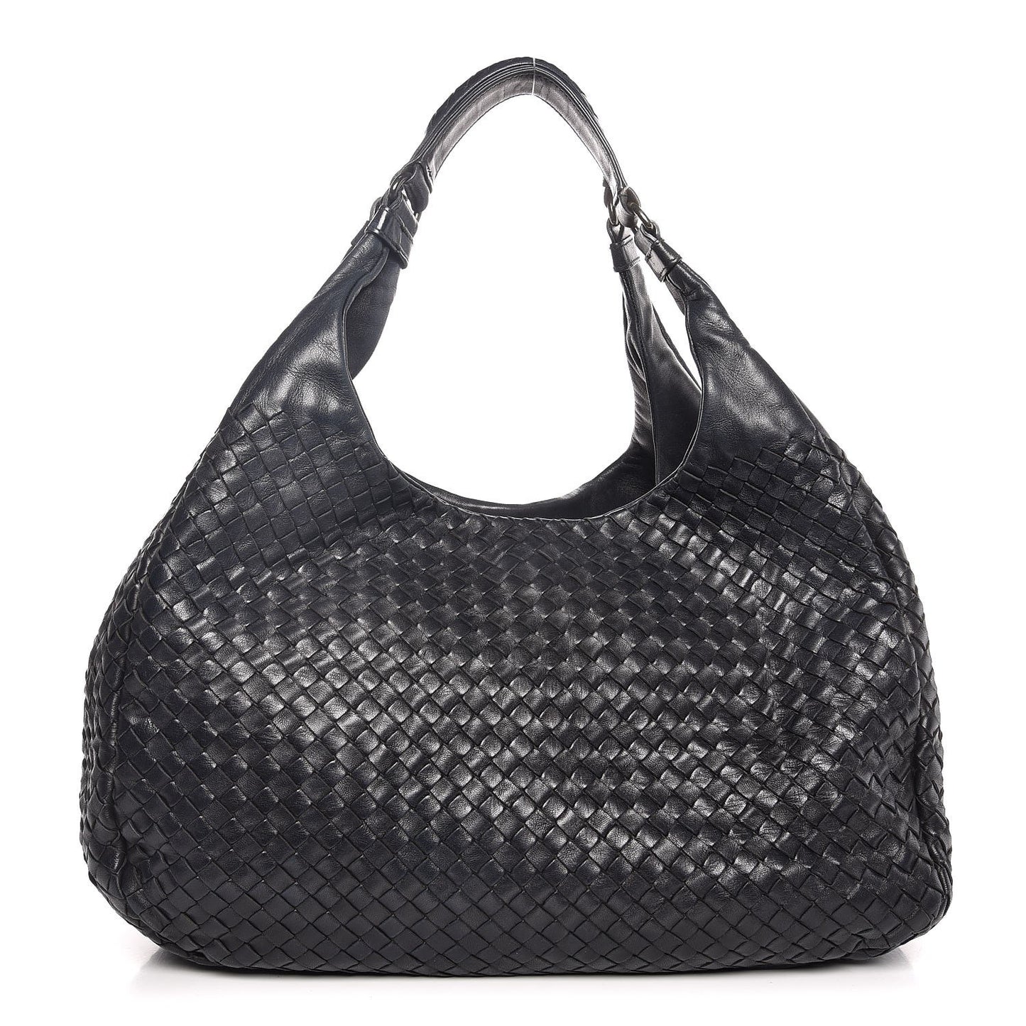 Nappa Intrecciato Large Campana Black