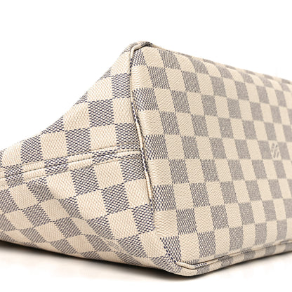 Louis Vuitton Damier Azur Neo Neverfull MM Rose Ballerine 8 of 9