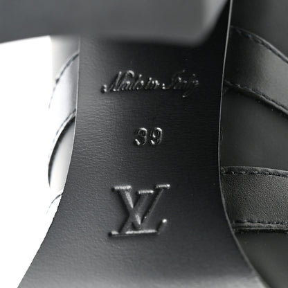 Louis Vuitton Suede Calfskin Monogram Star Trail Ankle Boots 39 Black 6 of 8