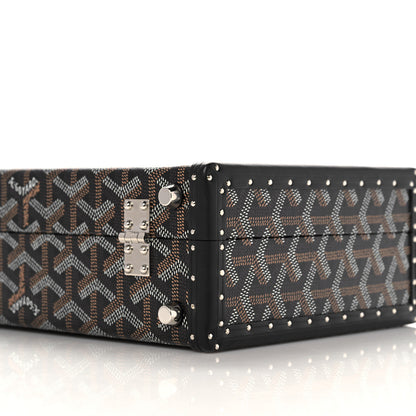 Goyard Goyardine Grand Hotel Trunk Bag Black 9 of 10
