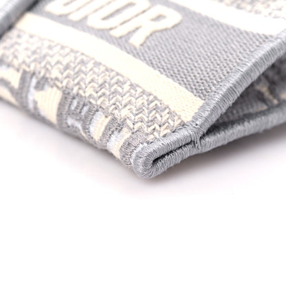 Christian Dior Oblique Slim Saddle Pouch Grey 8 of 9