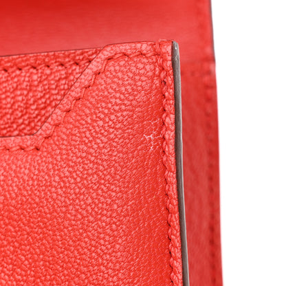 Hermes Chevre Mysore Mini Verrou Chaine Bag Rouge Tomate 11 of 12