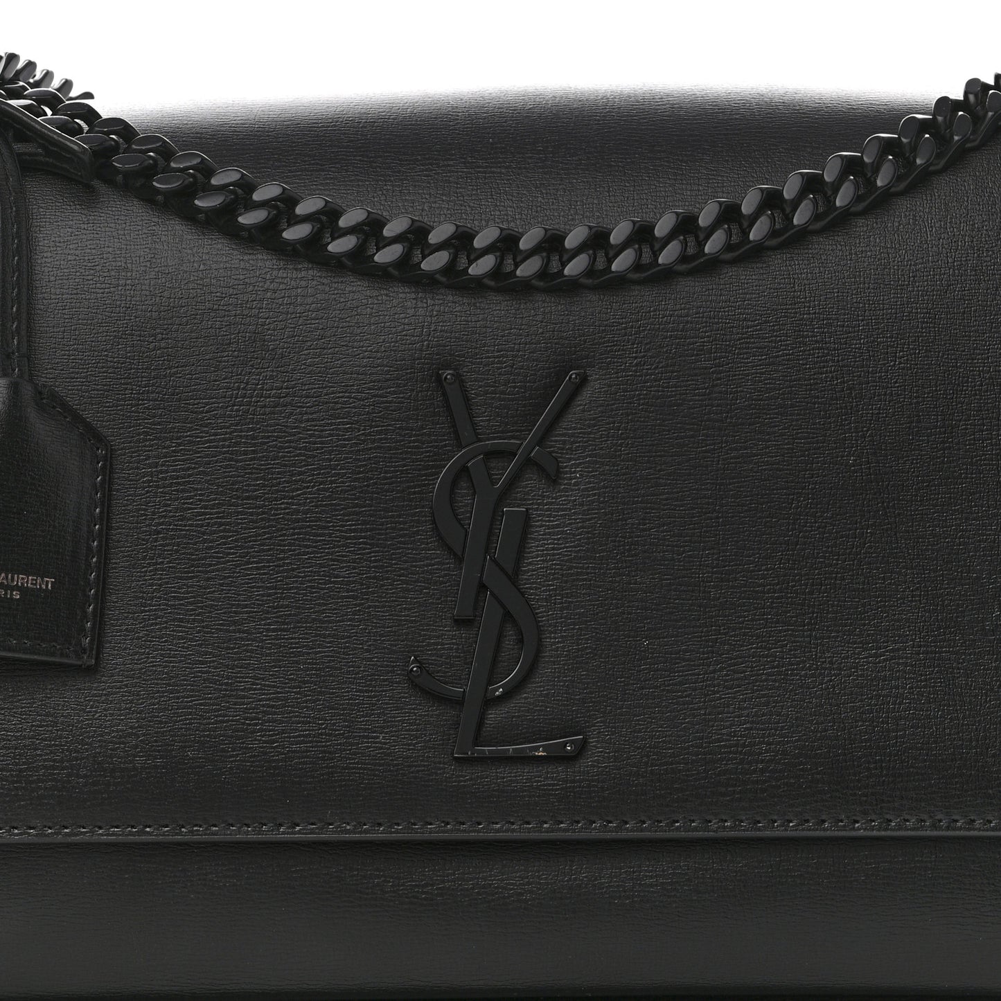 Calfskin Large Monogram Monochrome Sunset Black