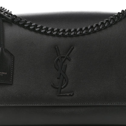 Saint Laurent Calfskin Large Monogram Monochrome Sunset Black 10 of 13