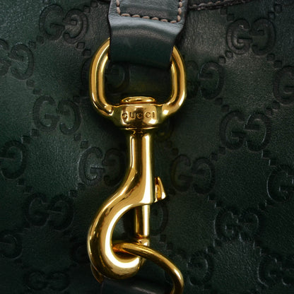 Gucci Guccissima Bouvier Hobo Dark Green 8 of 12