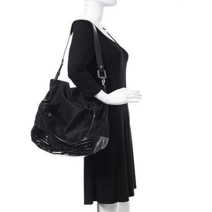Burberry Nylon Patent Tote Black 2 of 9