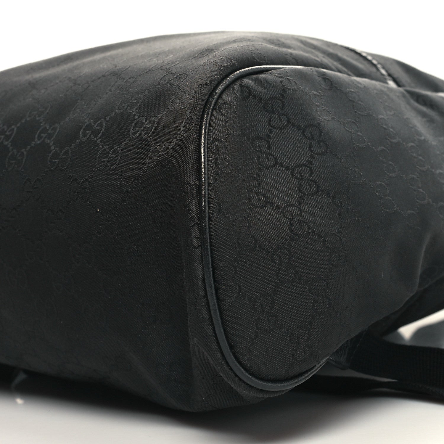 Gucci Nylon Monogram Slim Backpack Black 10 of 11