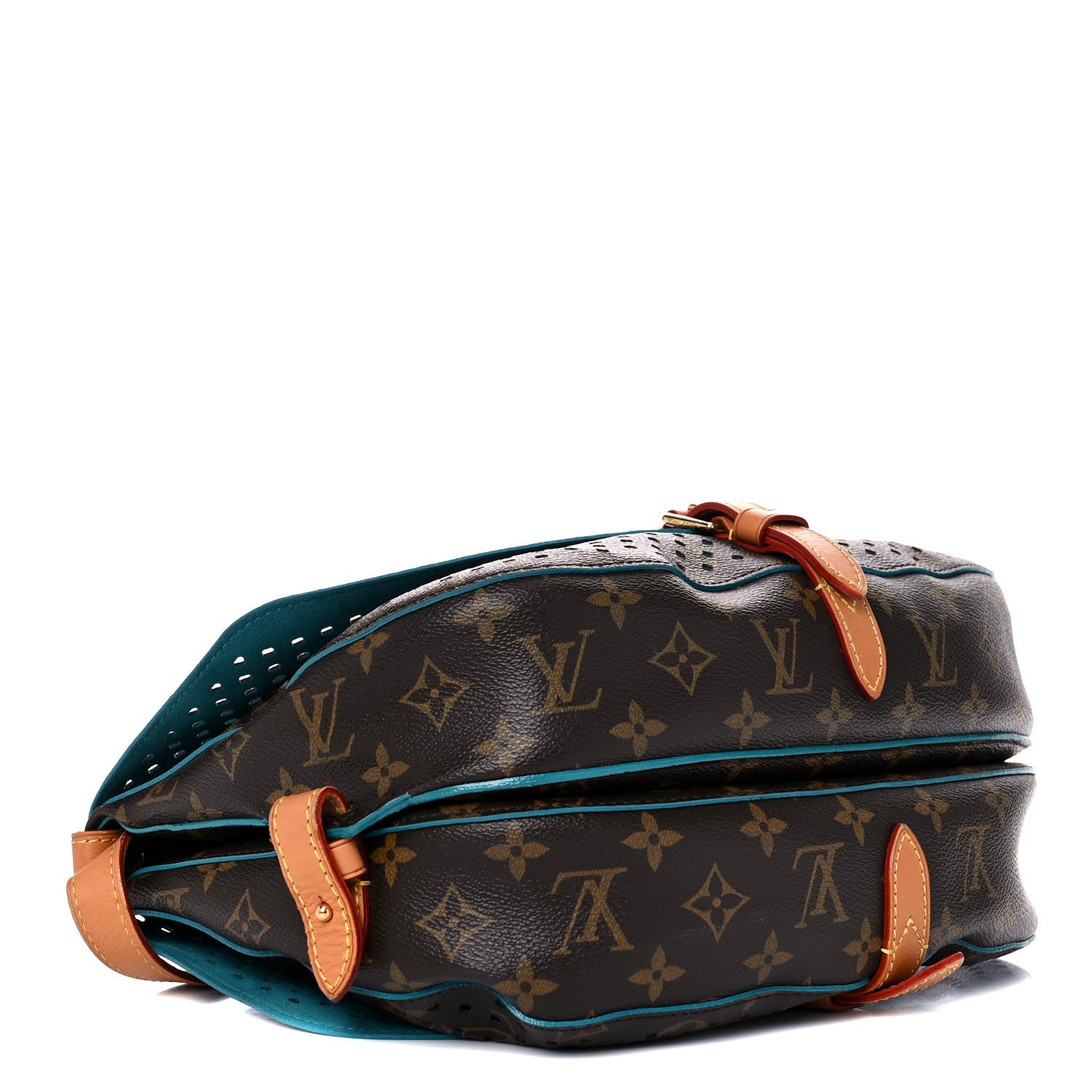 Louis Vuitton Monogram SC Flore Saumur Teal 4 of 17