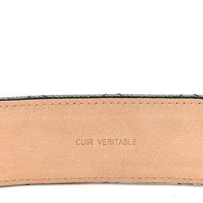 Chanel Caviar Quilted CC Belt 80 32 Black 3 of 7