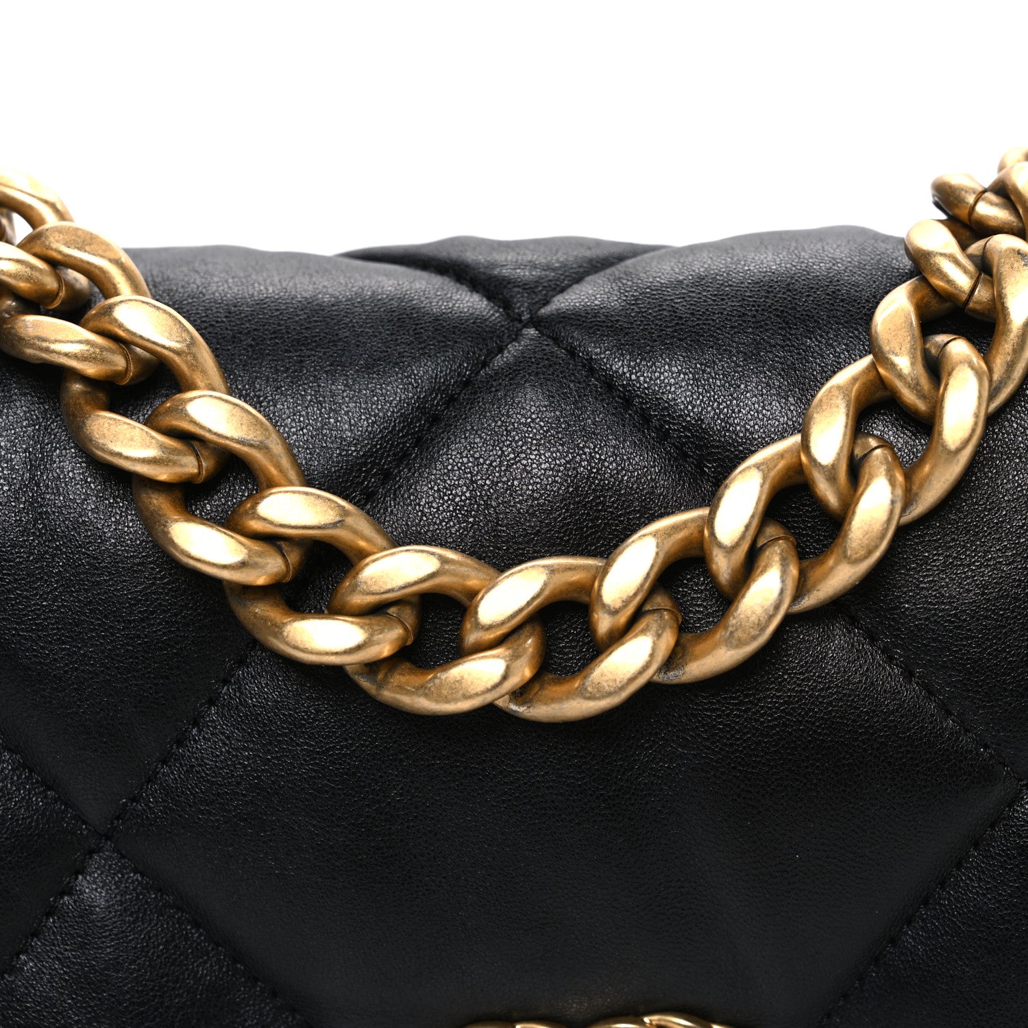 Chanel Lambskin Quilted Medium Chanel 19 Flap Black 8 of 10