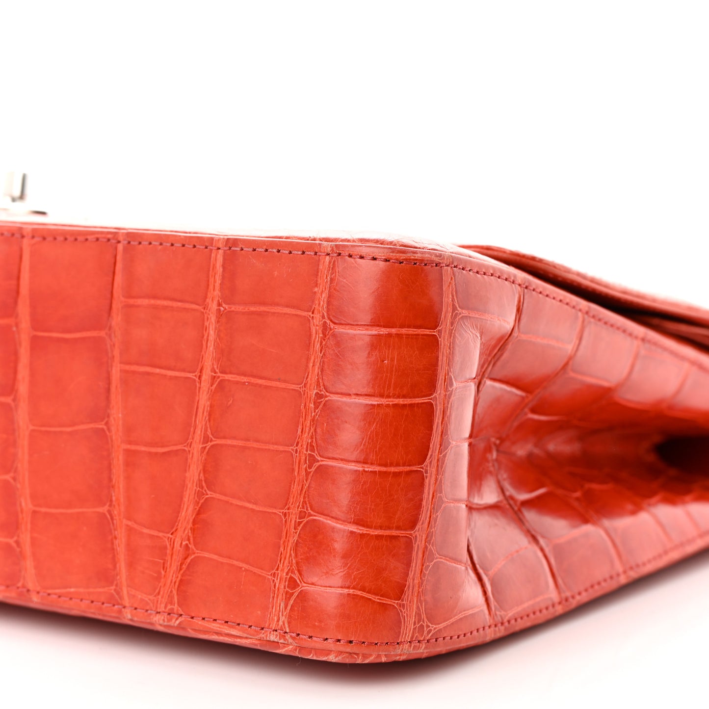 Alligator Maxi Double Flap Red