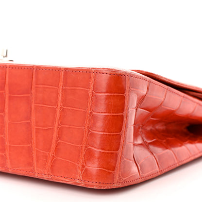 Chanel Alligator Maxi Double Flap Red 10 of 14