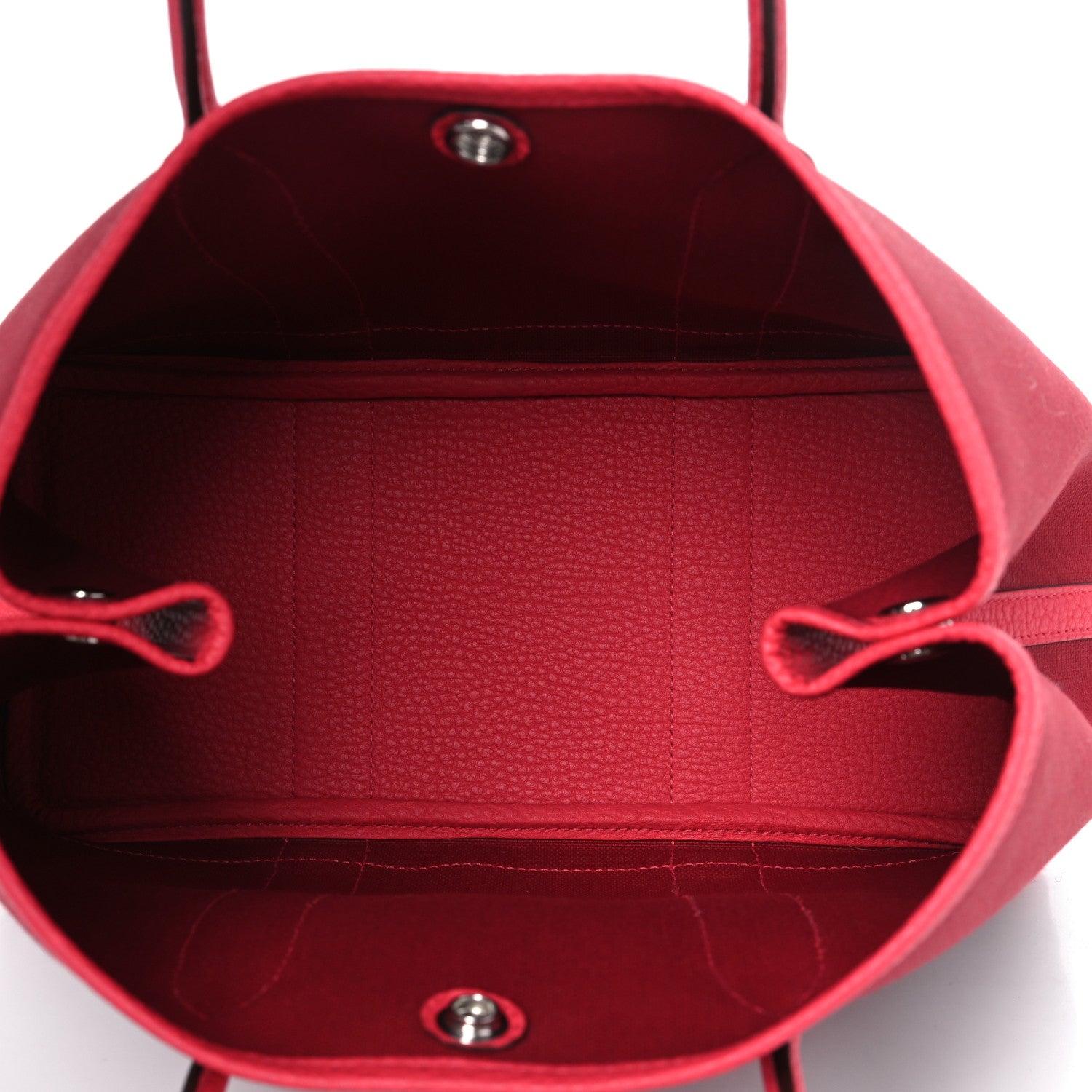 Hermes Toile Militaire Negonda Garden Party 30 TPM Rouge Grenat Bougainvillea 5 of 12