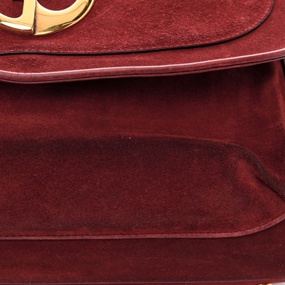 Gucci Suede Medium 1973 Top Handle Satchel Red 13 of 18