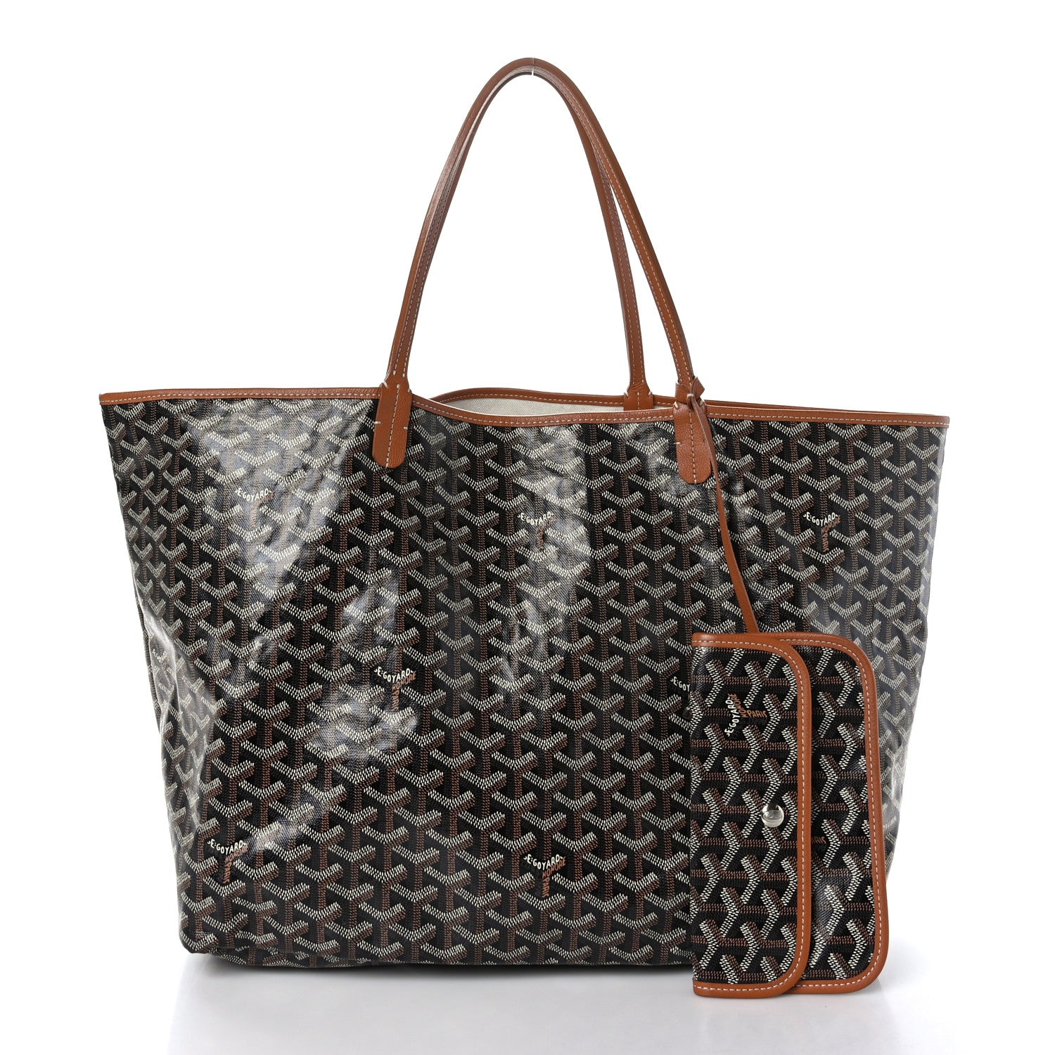 Goyard Goyardine Saint Louis GM Black Gold 3 of 12