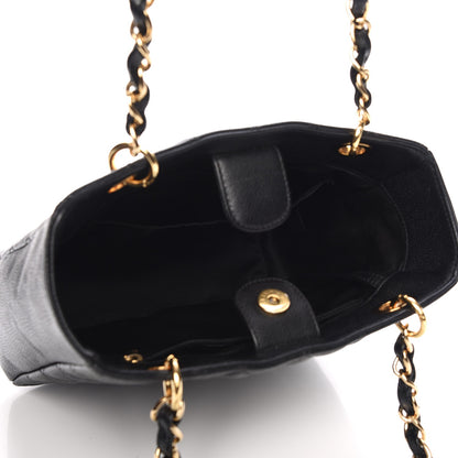 Chanel Caviar Quilted Petit Shopping Tote PST Black 5 of 10