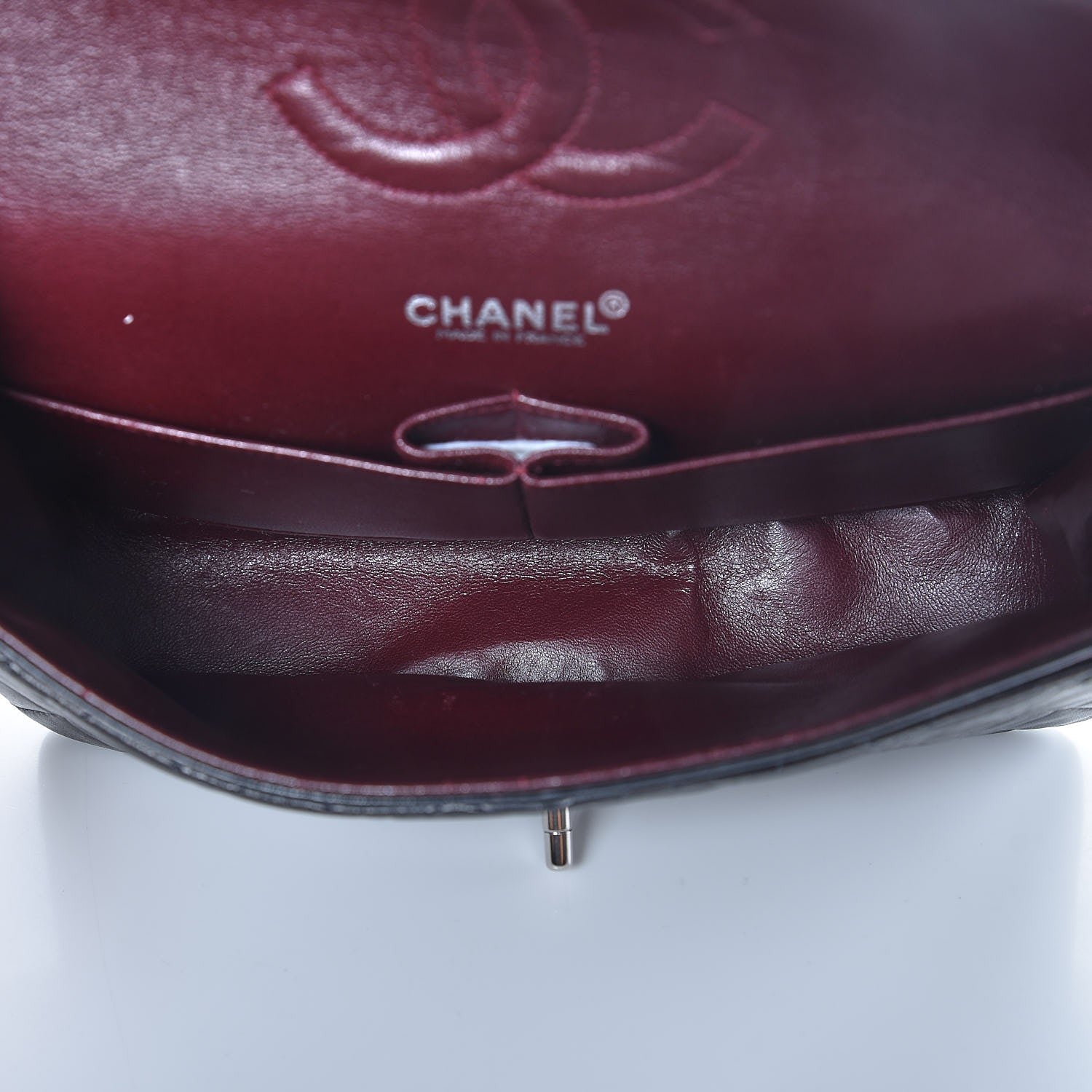 Chanel Lambskin Quilted Medium Double Flap Black 5 of 8