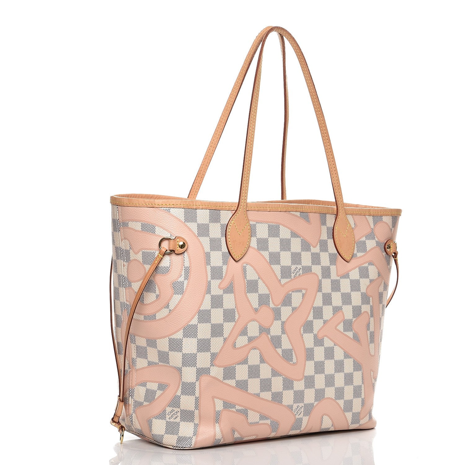 Louis Vuitton Damier Azur Tahitienne Neverfull MM 4 of 22