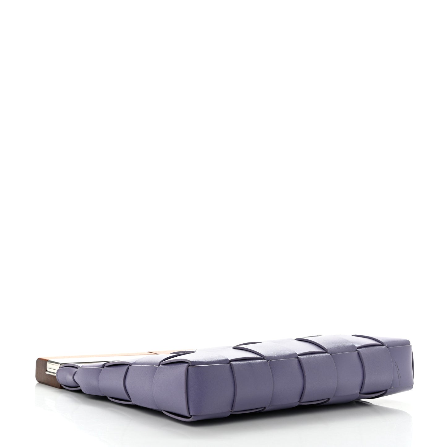 Nappa Intrecciato The Snap Clutch Lavender