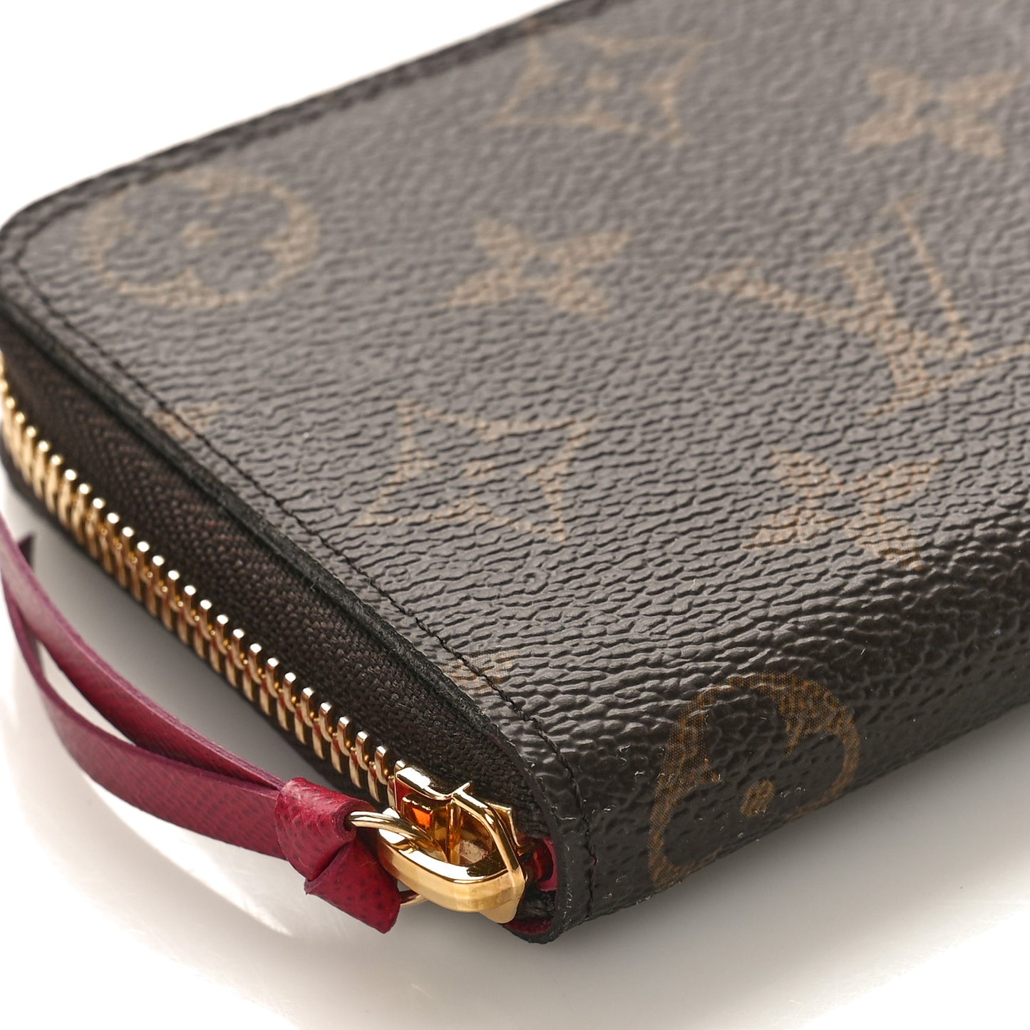 Monogram Clemence Wallet Fuchsia